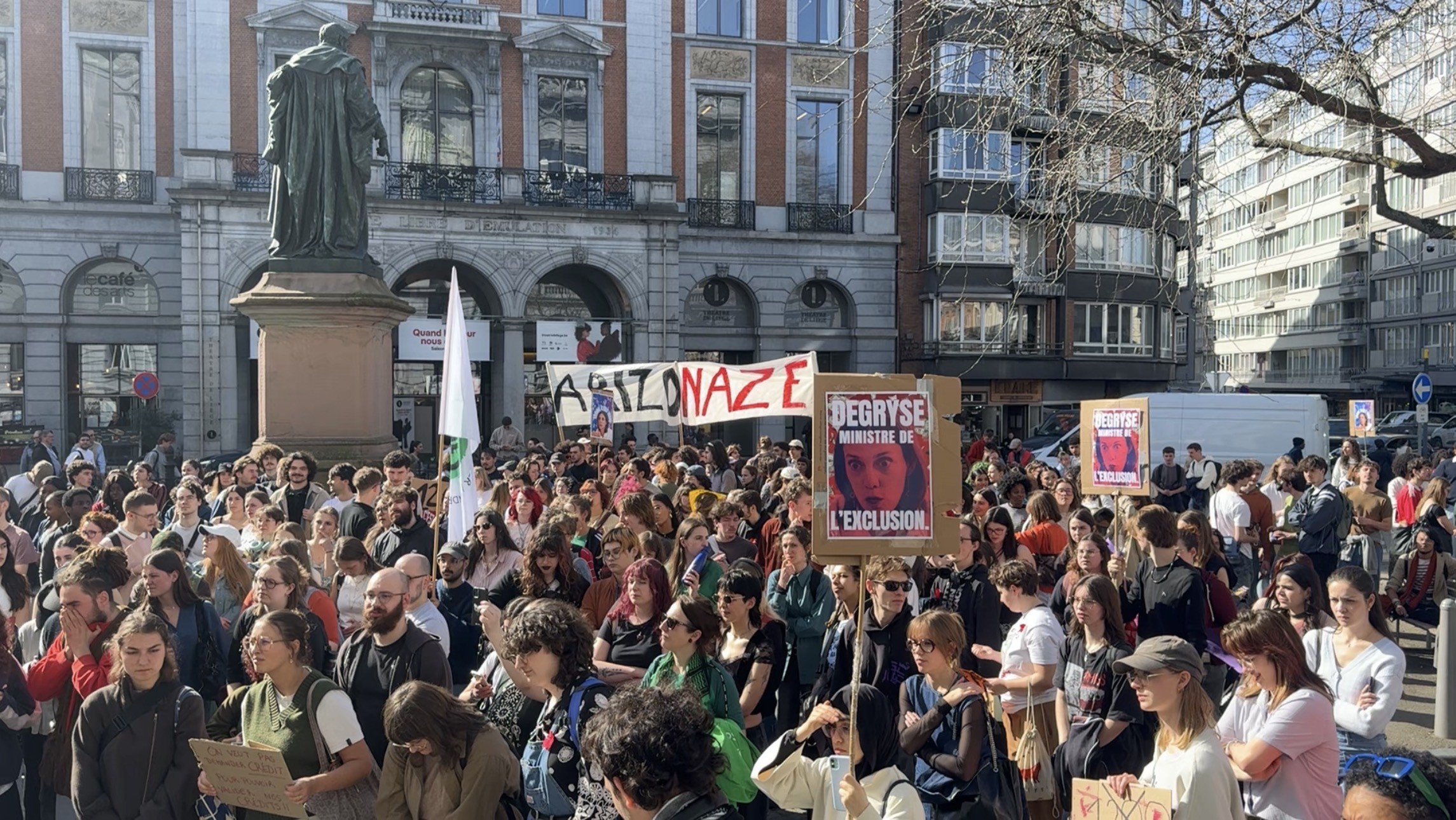 Les étudiants disent non à l'augmentation du minerval