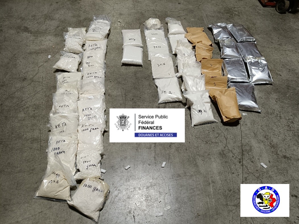70 kg de kétamine saisis à l'aéroport de Bierset !