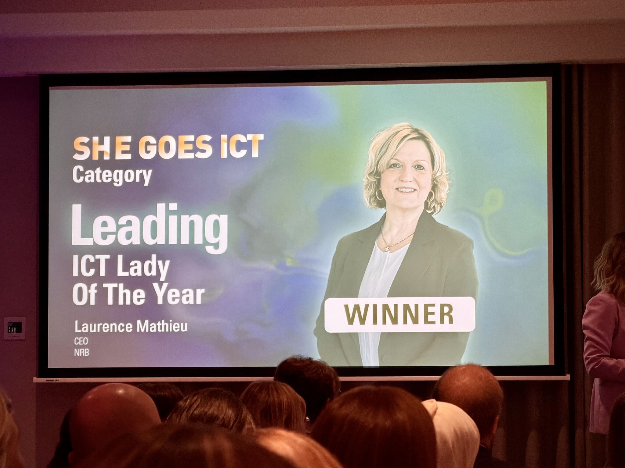 Laurence Mathieu (NRB), Leading ICT Lady of the Year 2026"
