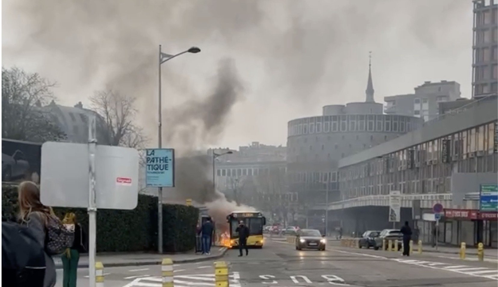 Incendie d’un bus de la ligne 29 à Liège : aucun blessé