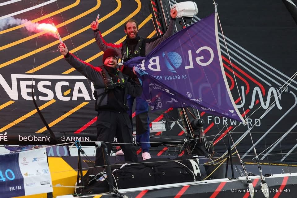 Voile : Jonas Gerckens deuxième du tour du monde en duo et par étapes !