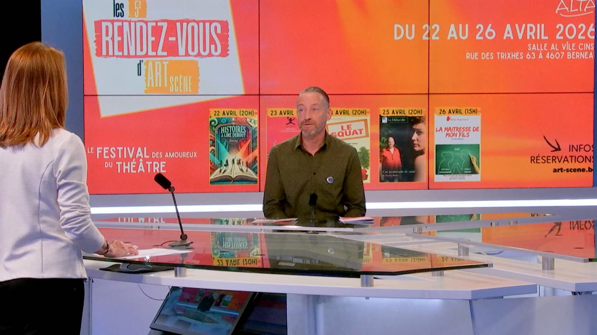 Art Scène : festival de théâtre amateur du 22 à 26 avril