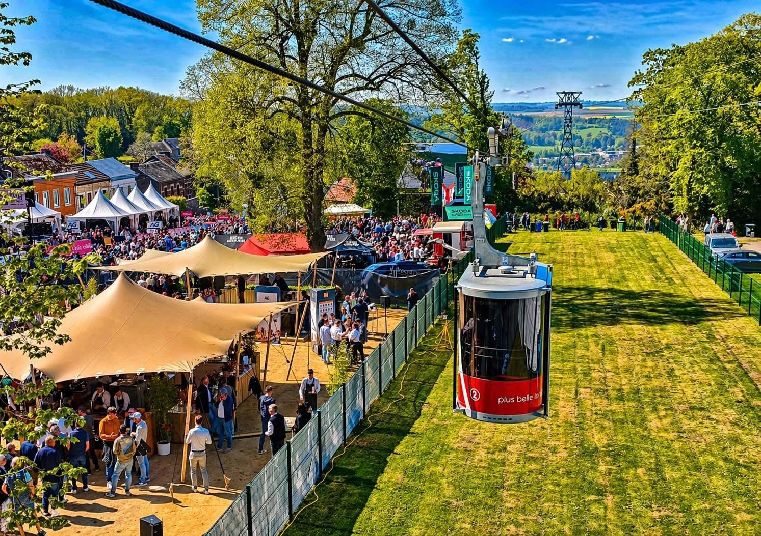 Flèche Wallonne : journée record pour le téléphérique de Huy