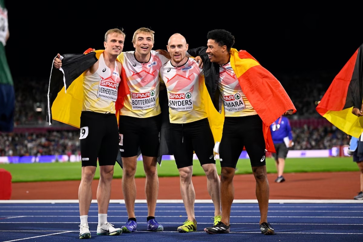 Euro d'athlétisme: le bronze pour Snyders au 4x100m