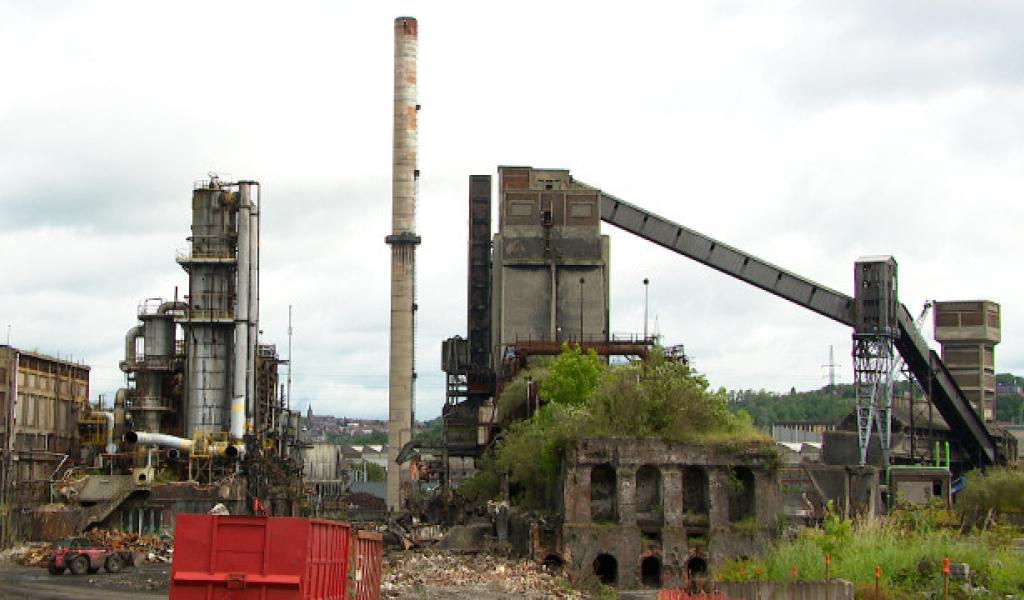 La démantèlement de la cokerie d'Ougrée se poursuit
