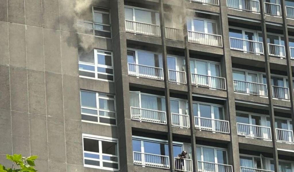 Retour d'une partie des habitants dans la tour Kennedy