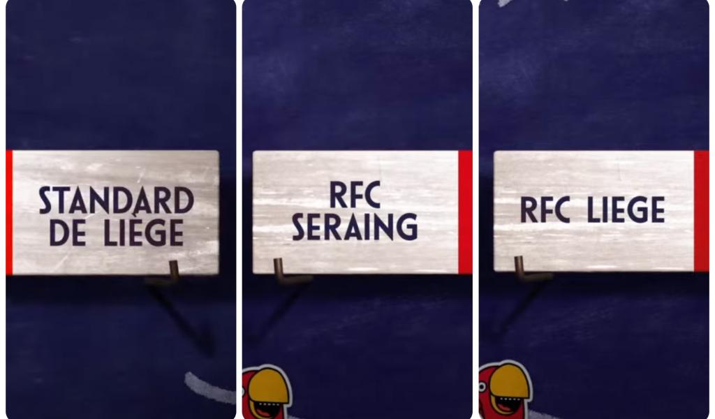 Voici les adversaires du Standard, de Seraing et du RFC Liège en Coupe de Belgique