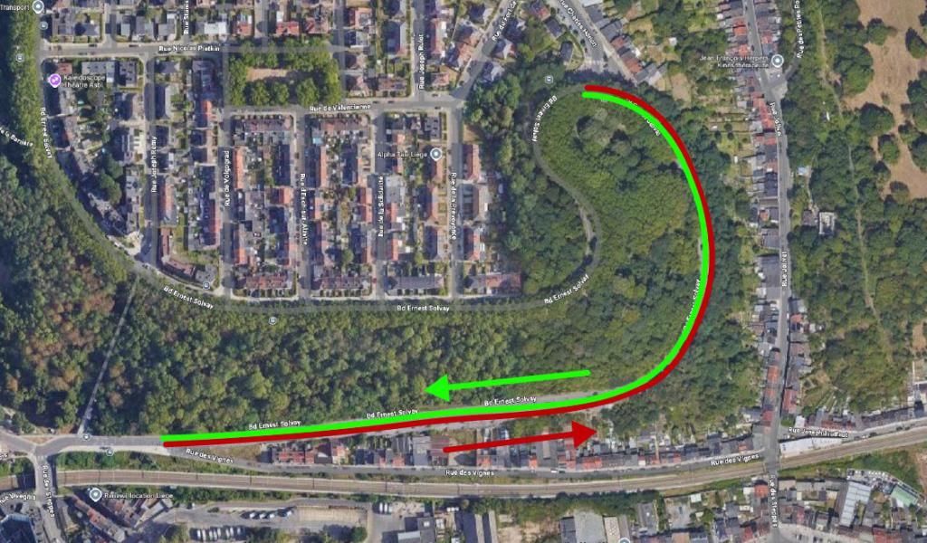 Liège : réaménagement du boulevard Ernest Solvay