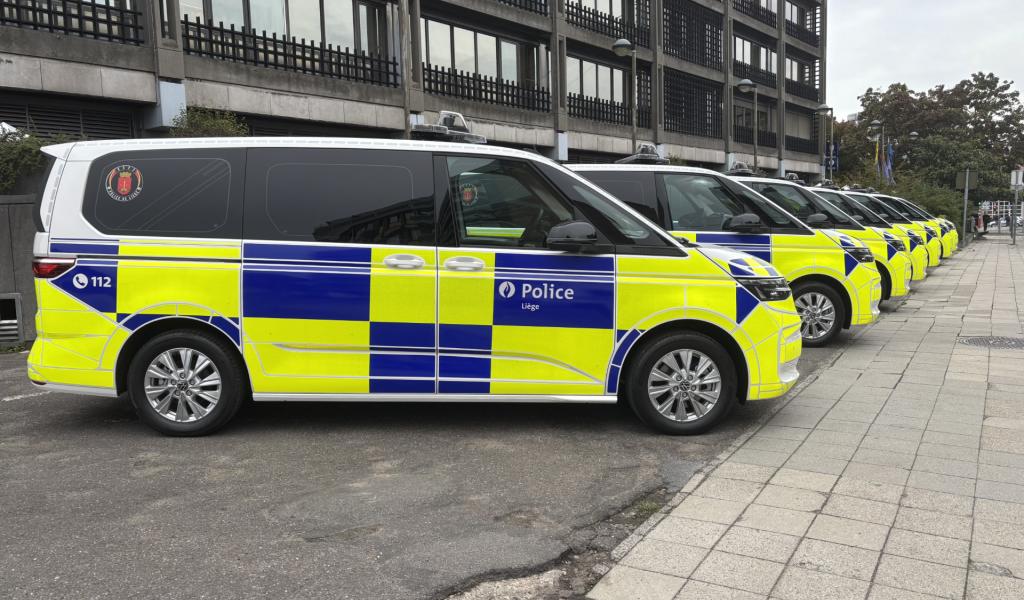 Un nouveau look pour les véhicules de la police de Liège