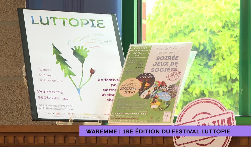 Waremme : 1ère édition du festival Luttopie