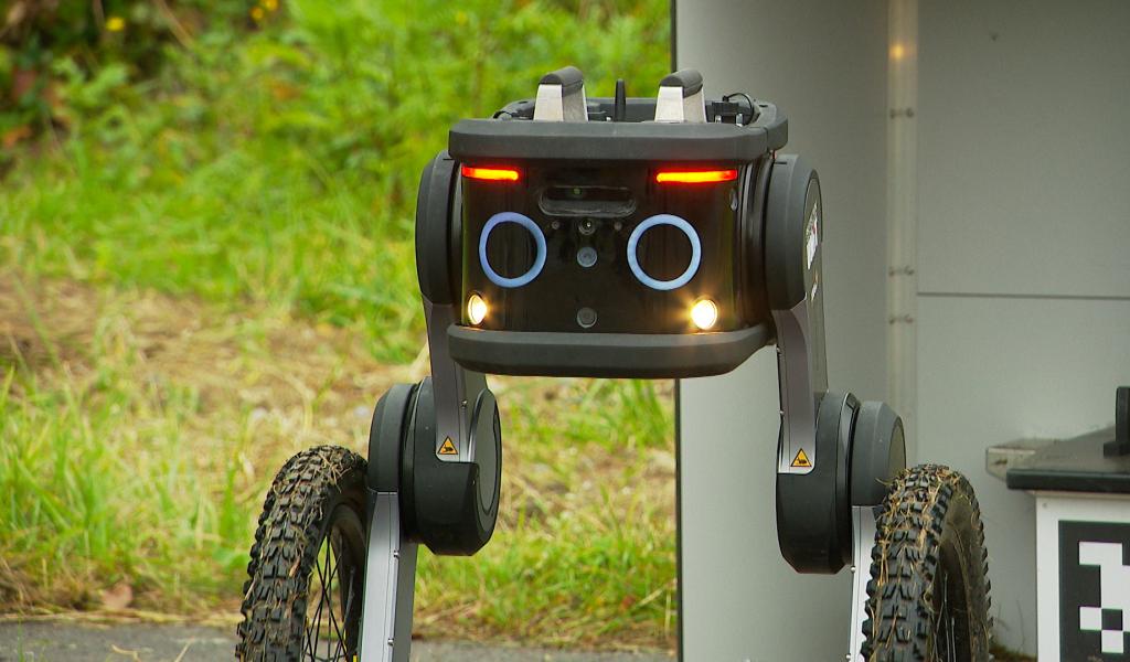 Un robot patrouilleur débarque à Liège Airport