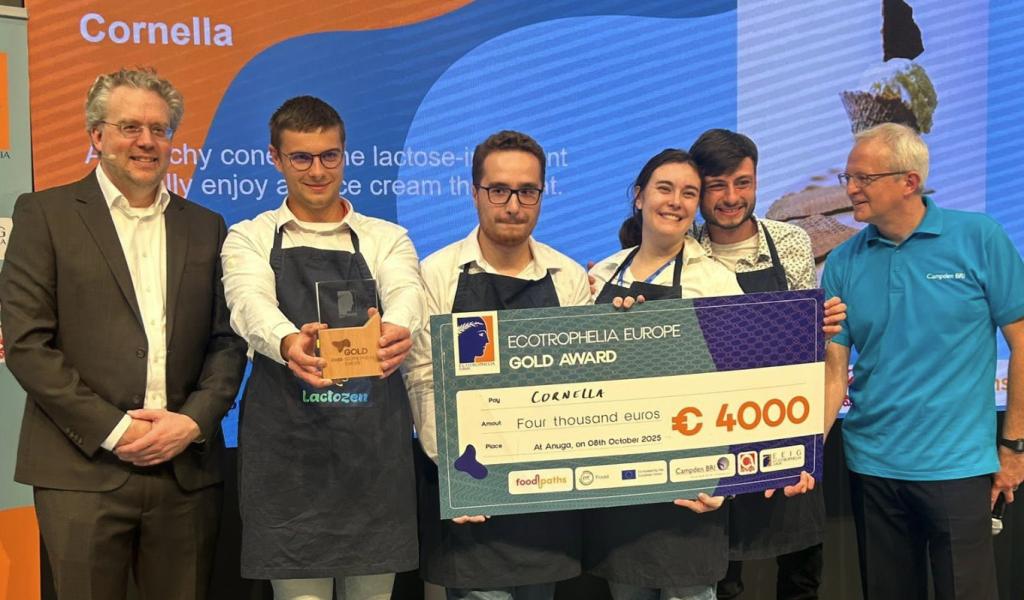 Des Hutois sacrés champions d’Europe de l’innovation alimentaire !