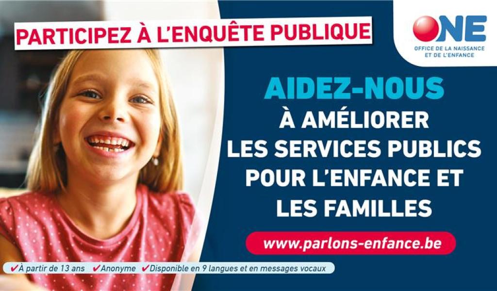 Invité : l'ONE lance une grande enquête auprès du grand public