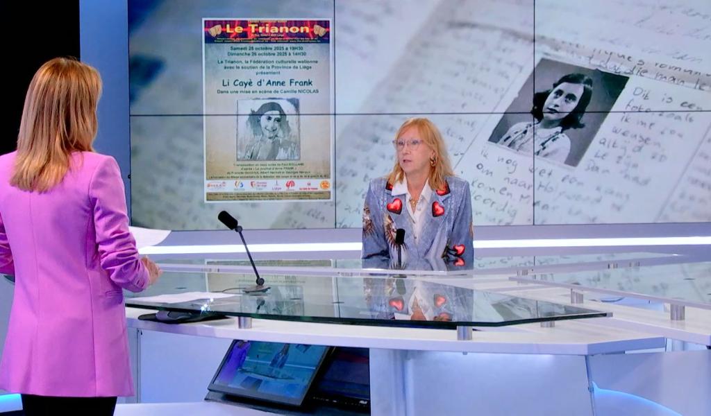 Les 25 et 26 octobre le théâtre du Trianon lance sa saison avec "Le journal d'Anne Frank"