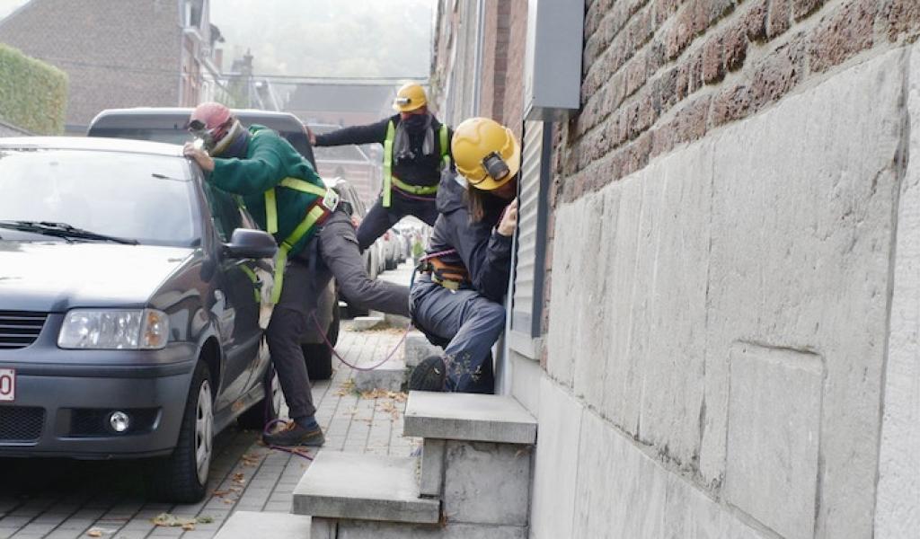 Nouvelle action des Activ'Huy'stes, cette fois centrée sur la mobilité piétonne