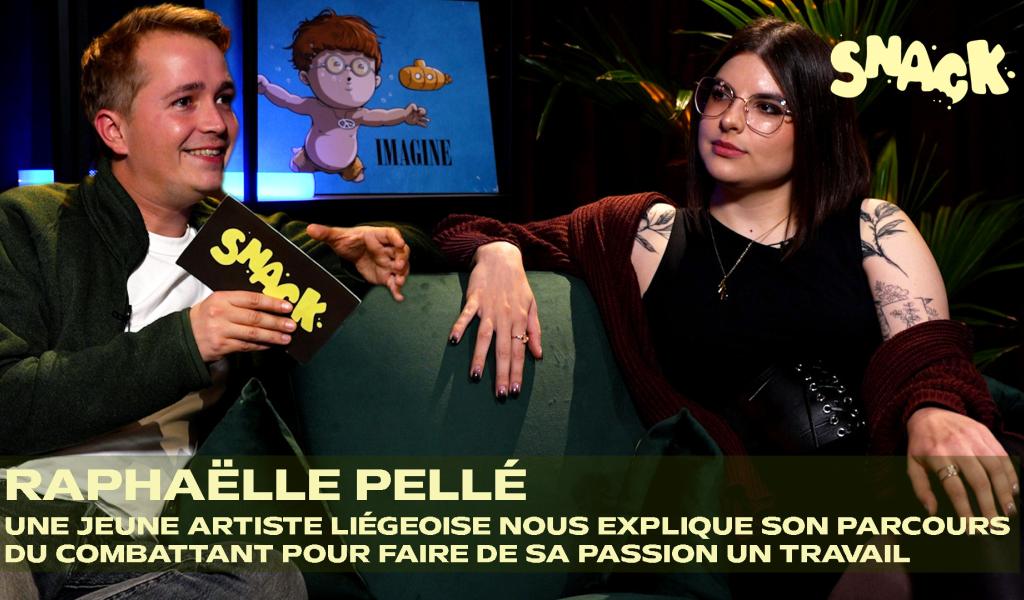 Snack - L'illustratrice Raphaëlle Pellé explique ses début, ses galères et le statut d'artiste en Belgique