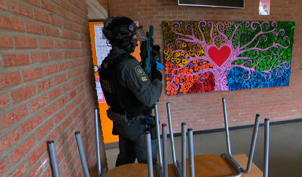 Attaque simulée dans une école d'Amay : se préparer à l'impensable