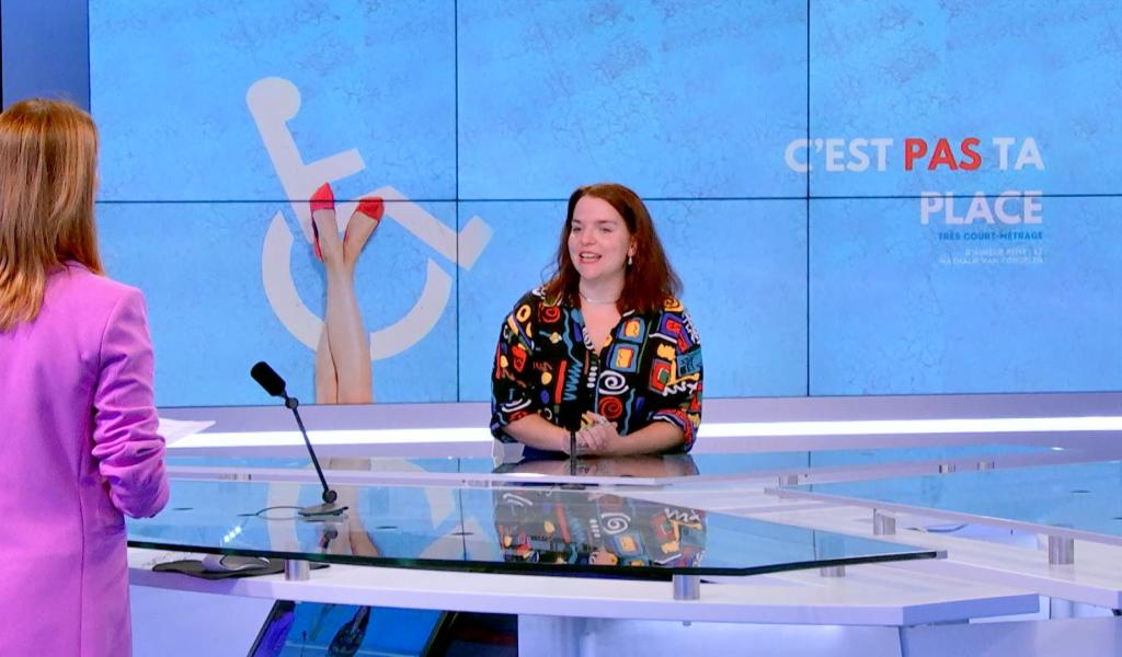 "C'est pas ta place" un court métrage sur le handicap invisible
