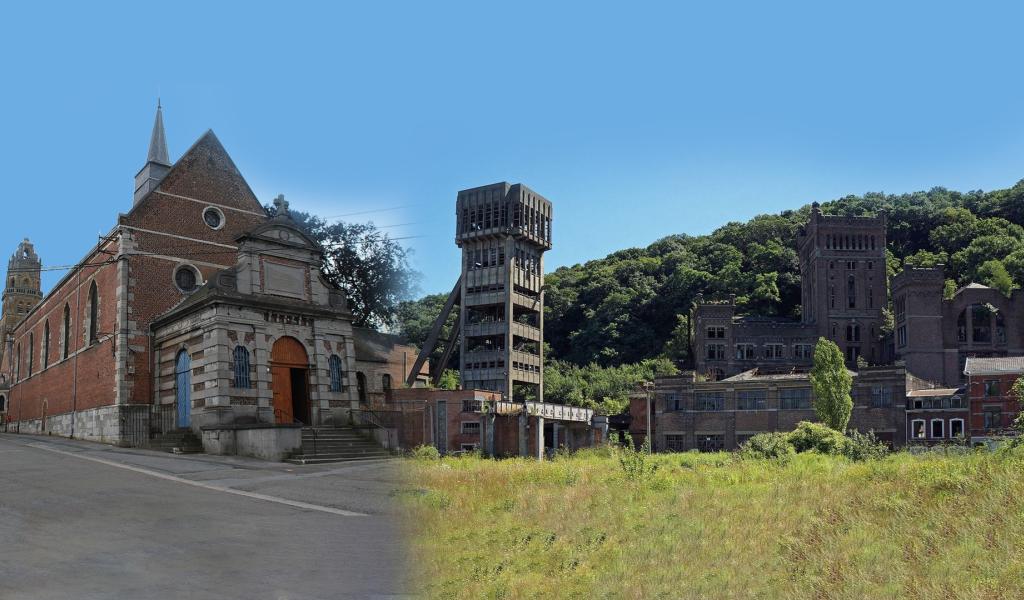 Travaux de rénovation pour l'église de la Sarte et le charbonnage du Hasard