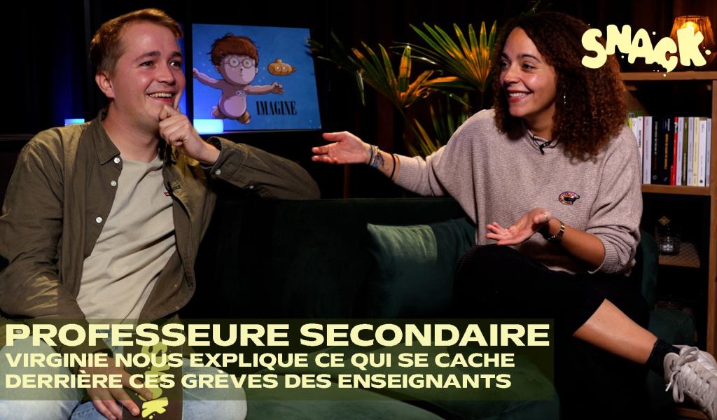 Snack - Profs à bout, réformes, élèves en décrochage, ia: une prof raconte la réalité de nos écoles