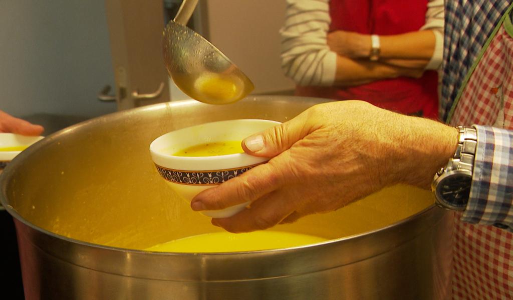 Le bar à soupe de Verlaine ne désemplit pas