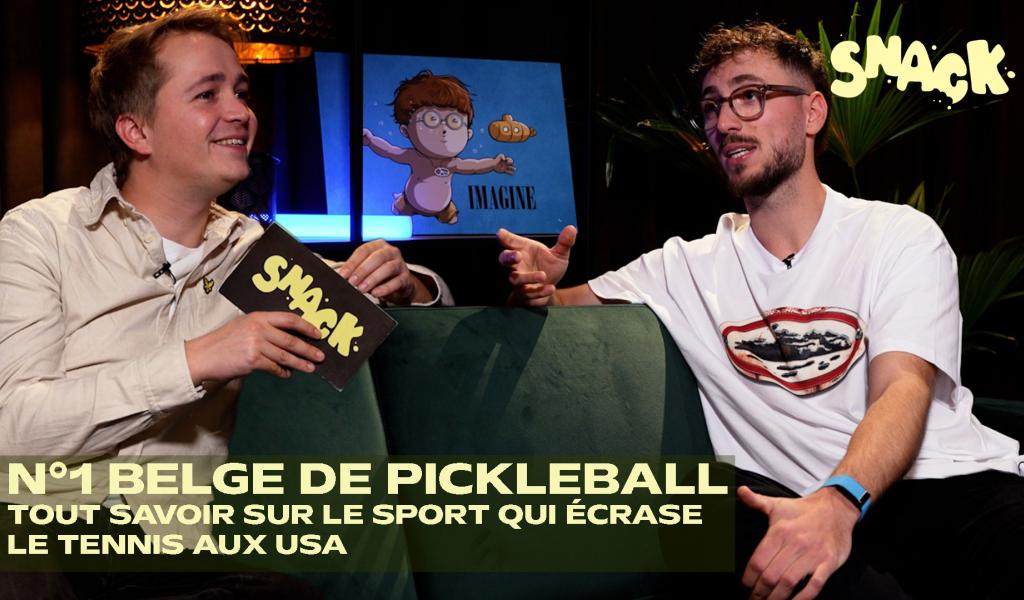 Snack - Pickleball: Boris Paque, n°1 belge, nous explique son ascension fulgurante et l'essor de ce sport