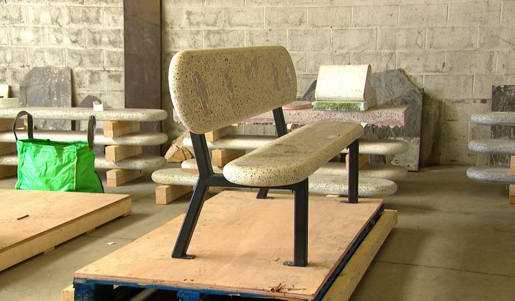 Bau-Regain à Herstal crée du mobilier urbain circulaire