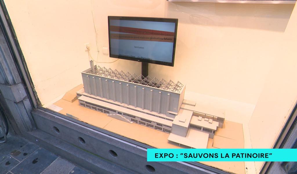 Exposition et pétition : "Sauvons la patinoire"