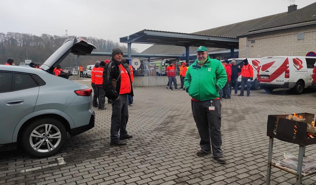 Suppression de tournées et arrêt de travail chez BPost Seraing