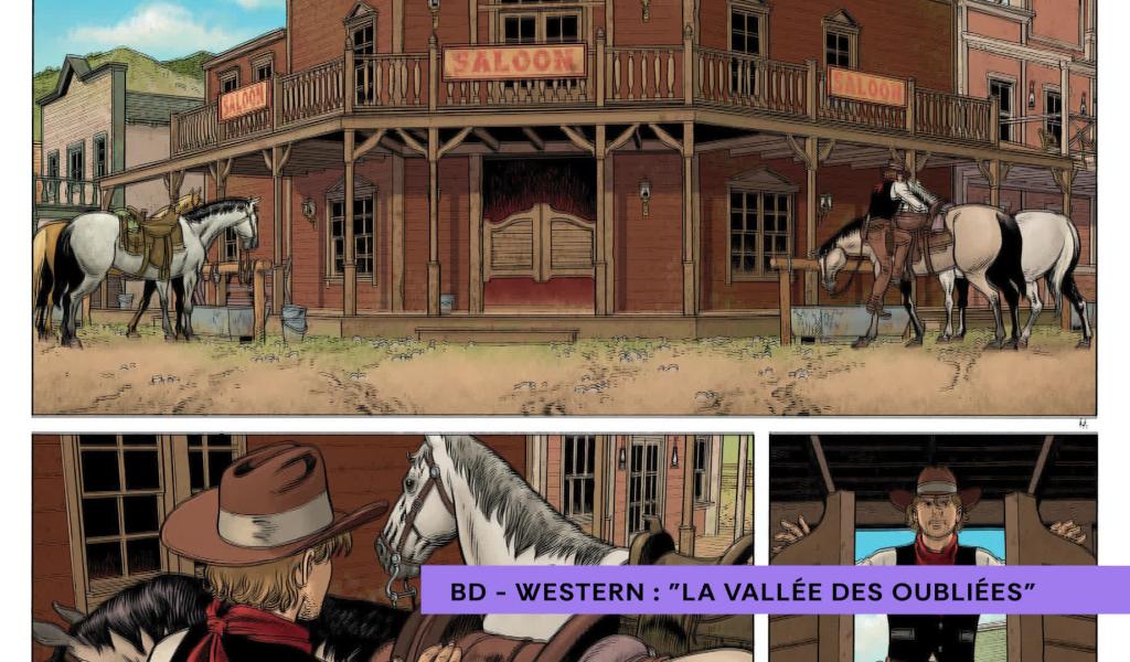 BD : Alain Henriet signe son 1er western "La vallée des Oubliées"