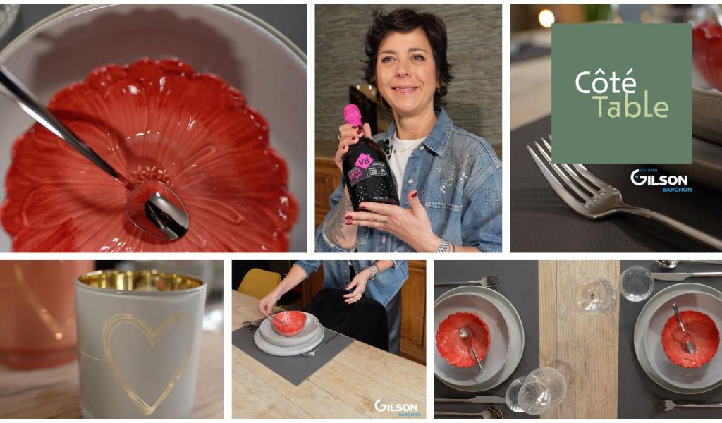 Quatre conseils pour une table de Saint-Valentin réussie !