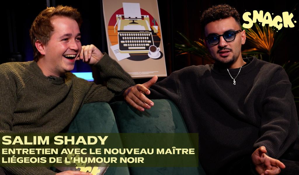 Snack - "Peut-on rire de tout ?": comment le liégeois Salim Shady a réussi à percer avec l'humour noir