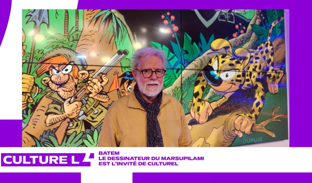 Batem, le dessinateur du Marspilami, est l'invité de CultureL