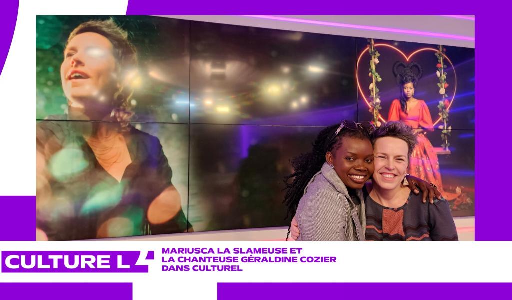 CultureL avec Mariusca la Slameuse et la chanteuse Géraldine Cozier