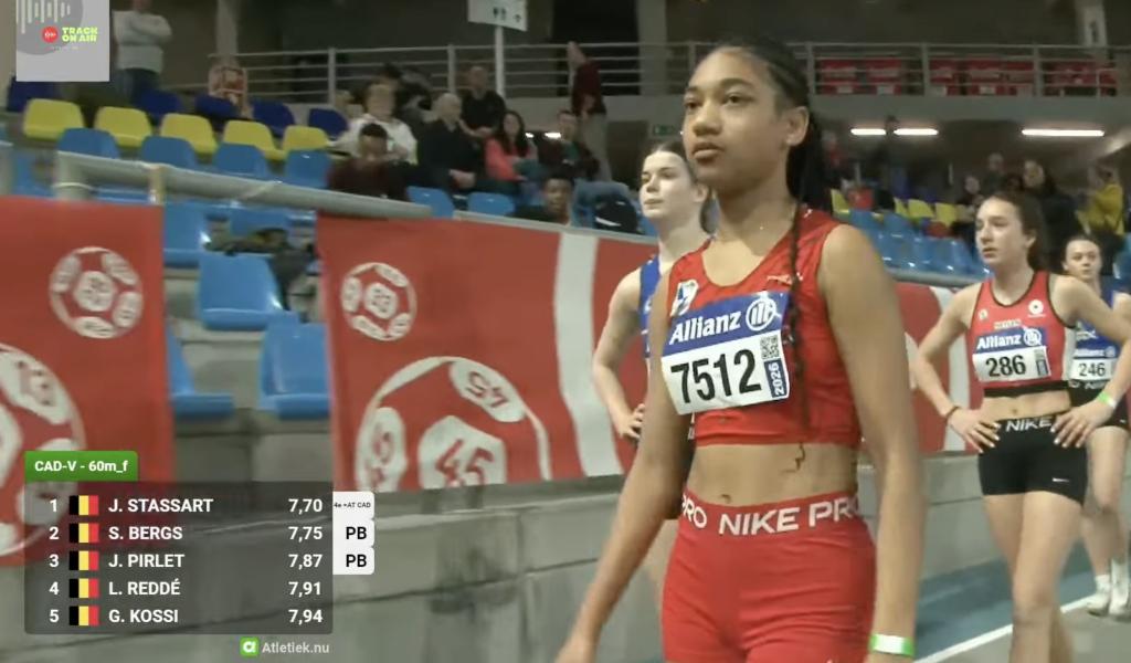 Athlé: Jada-Nora Stassart étincellante aux championnats de Belgique jeunes, 17 médailles liégeoises