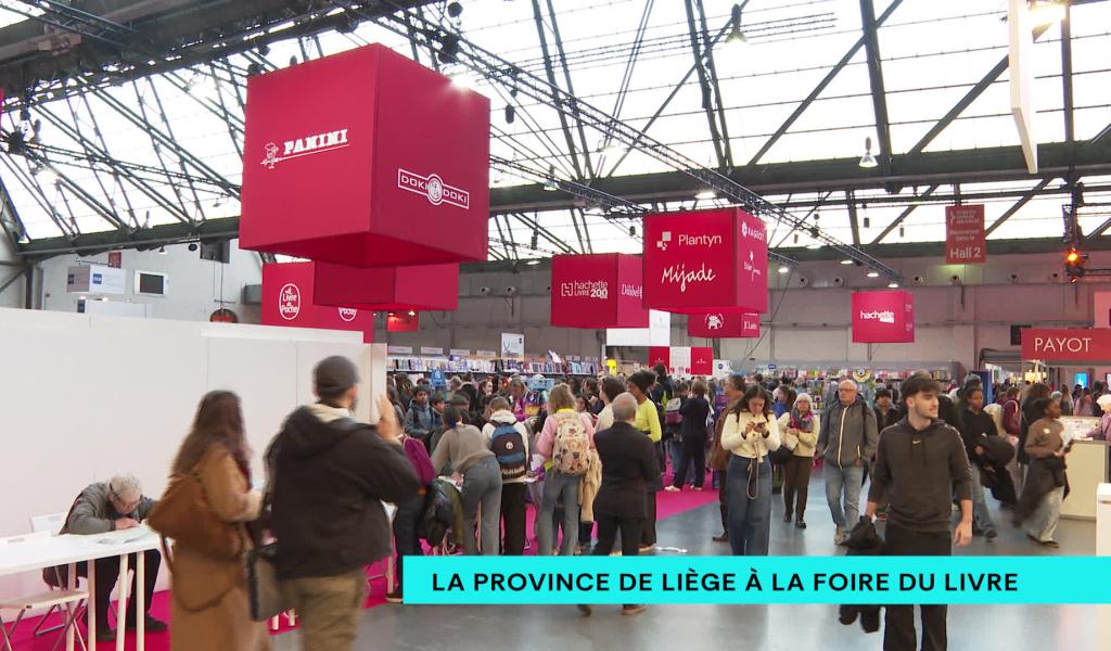 La province de Liège accompagne auteurs et éditeurs à la Foire du Livre