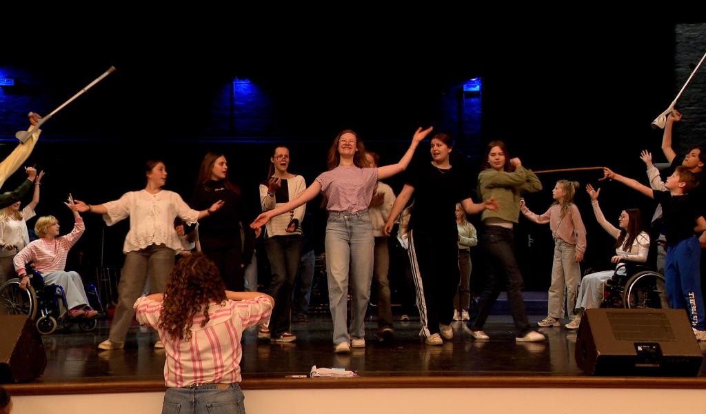 L'école de comédie musicale Enchanté en résidence à Spa