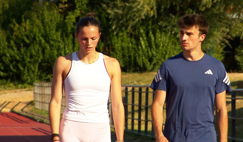 Yanni Sampson et Ilona Masson, ensemble aux championnats d'Europe d'athlétisme