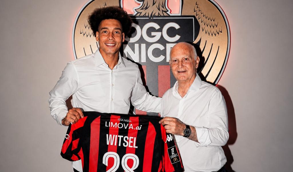 Axel Witsel rejoint l'OGC Nice