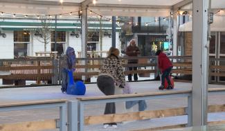 Retour de la patinoire sur la grand place de Visé