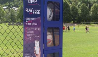 Emprunter un ballon de basket ou de rugby, c'est possible à Aywaille