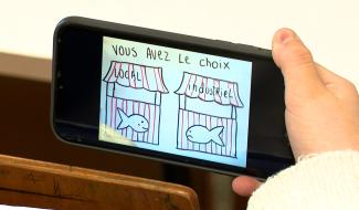 Des élèves de l'Athénée Léonie de Waha sensibilisent à la surpêche