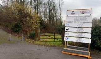 La construction d'un parc nature a débuté à Tihange