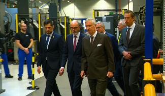 Visite du Roi Philippe à la FN Herstal