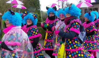 Malchance à Houtain: Un déluge de grêle s'abat sur le carnaval