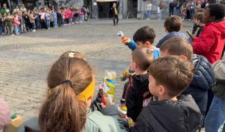 Près de 500 tambours pour la Paix à Huy