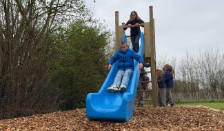 Première plaine de jeux à Wasseiges