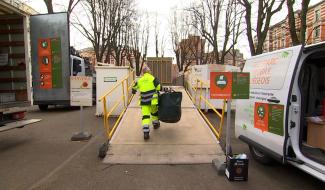 Recyparc mobile à Liège : mini mais utile !