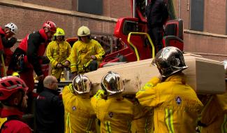 Vive émotion lors de l'hommage à Pol Muller, pompier décédé lors d'un exercice