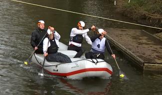 Du rafting à Liège ? Oui, et c’est même un championnat de Belgique